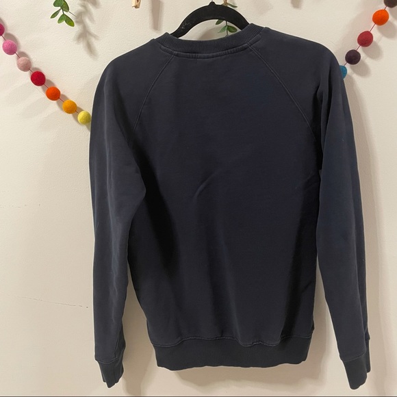 Navy Owl Sweatshirt Designed by Knowledge Cotton Apparel men’s sweater - Picture 6 of 8
